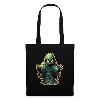 Ghost Lover Cartoon Style Halloween Ghost Spooky - Tote Bag - black - Front