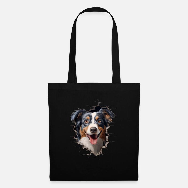 Australian Shepherd Owner - Perfect Aussie - Stoffbeutel - Schwarz