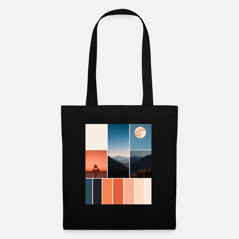 Mountains - Tote Bag - black