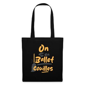 On s’en ballet couilles - Sac en tissu - noir - Devant