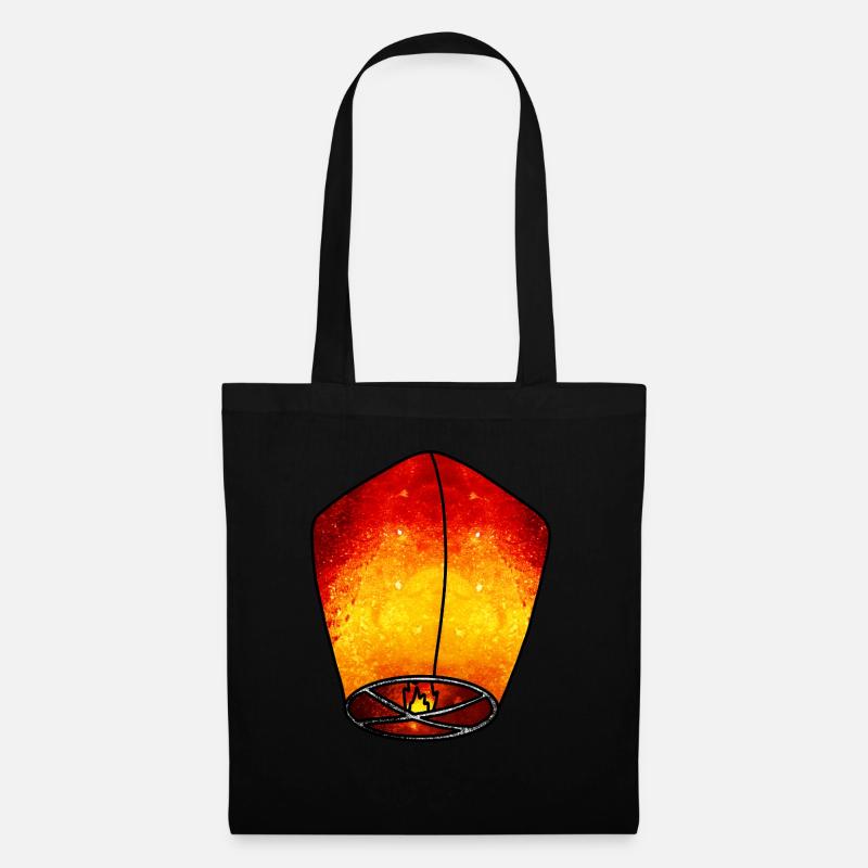 Cosmic Sky Lantern - Tote Bag - black