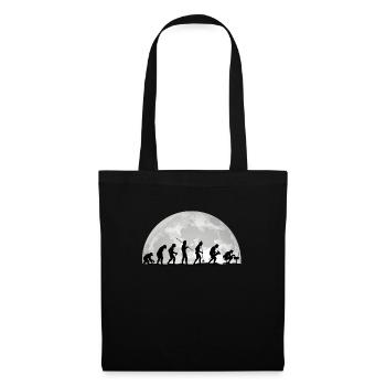 Evolution Geek Programmeur d’ordinateur cadeau - Sac en tissu - noir - Devant