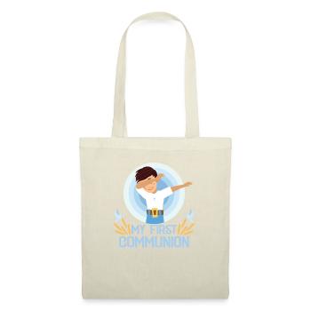 My First Holy Communion Dabbing Garçon - Sac en tissu - nature - Devant