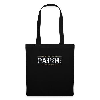 Meilleur Papou Family Outfit Mother Father Child - Tote Bag - black - Front