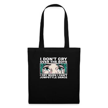 Je pleure quand je ne peux pas danser Jumpstyle - Sac en tissu - noir - Devant