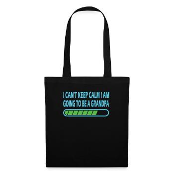 Ich Werde Ein Opa-Download-Geschenk Männer Sein - Stoffbeutel - Schwarz - Vorne
