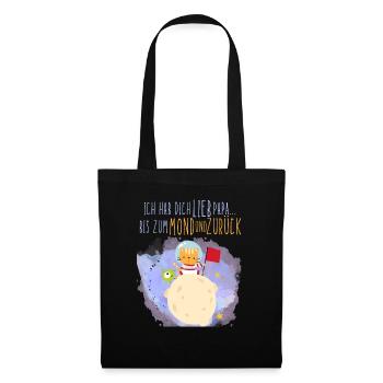 I lift you dear Dad to the moon and back - Tote Bag - black - Front