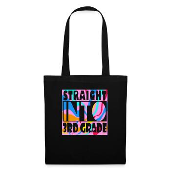 Directement dans l’écolière de 3e année - Sac en tissu - noir - Devant