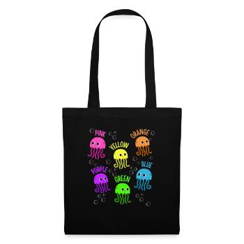 Sea Teachings Colors Gift For Kids Bubbles Kid - Tote Bag - black - Front
