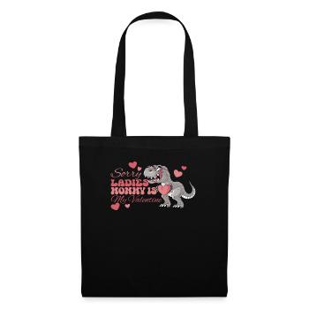Sorry Ladies Mama Ist Mein Valentinstags - Stoffbeutel - Schwarz - Vorne