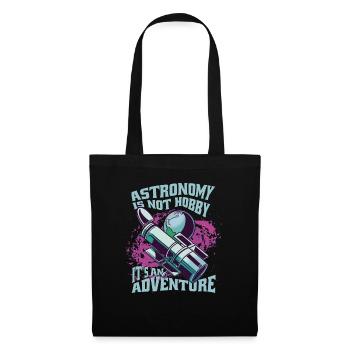 Astronomy is not a hobby, but an adventure - Tote Bag - black - Front