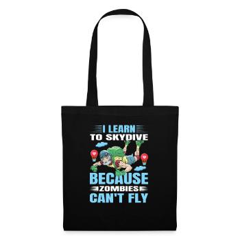 I'm learning skydiving - Tote Bag - black - Front