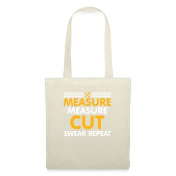 Mesurer la coupe coupée jurer - Sac en tissu - nature - Devant