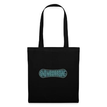 Snowboarding - Snowboard - Stoffbeutel - Schwarz - Vorne