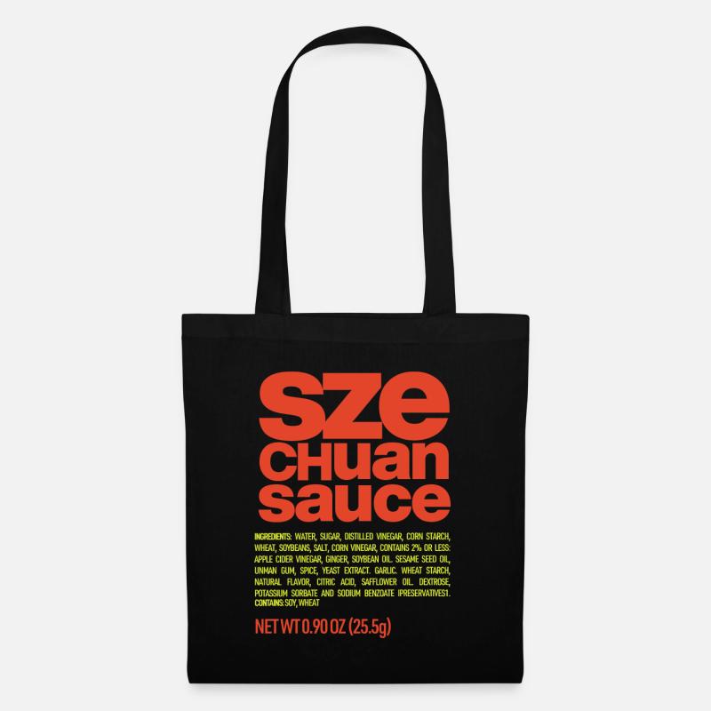 SECHUANSAUCE - Stoffbeutel - Schwarz