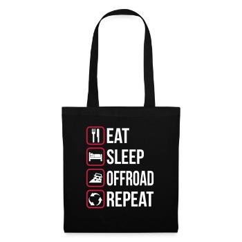Eat Sleep Offroad Repeat - Tote Bag - black - Front
