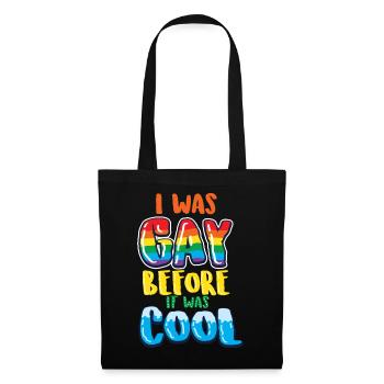 Gay Pride Gay Lesbienne LGBT LGBTQ cadeau - Sac en tissu - noir - Devant