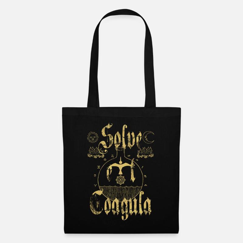 Solve et Coagula - Tote Bag - black