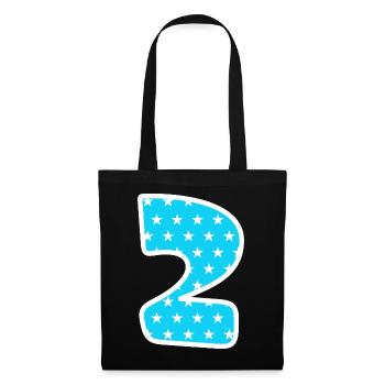 Number 2 - Tote Bag - black - Front