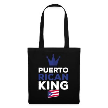 Puerto Rico Flagge | Puerto Ricaner Geschenkideen - Stoffbeutel - Schwarz - Vorne