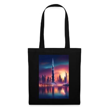 Dubai city sunset - Tote Bag - black - Front