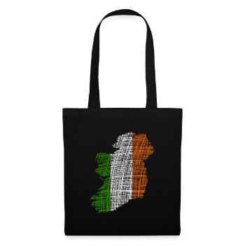 Irland Ireland - Stoffbeutel - Schwarz - Vorne