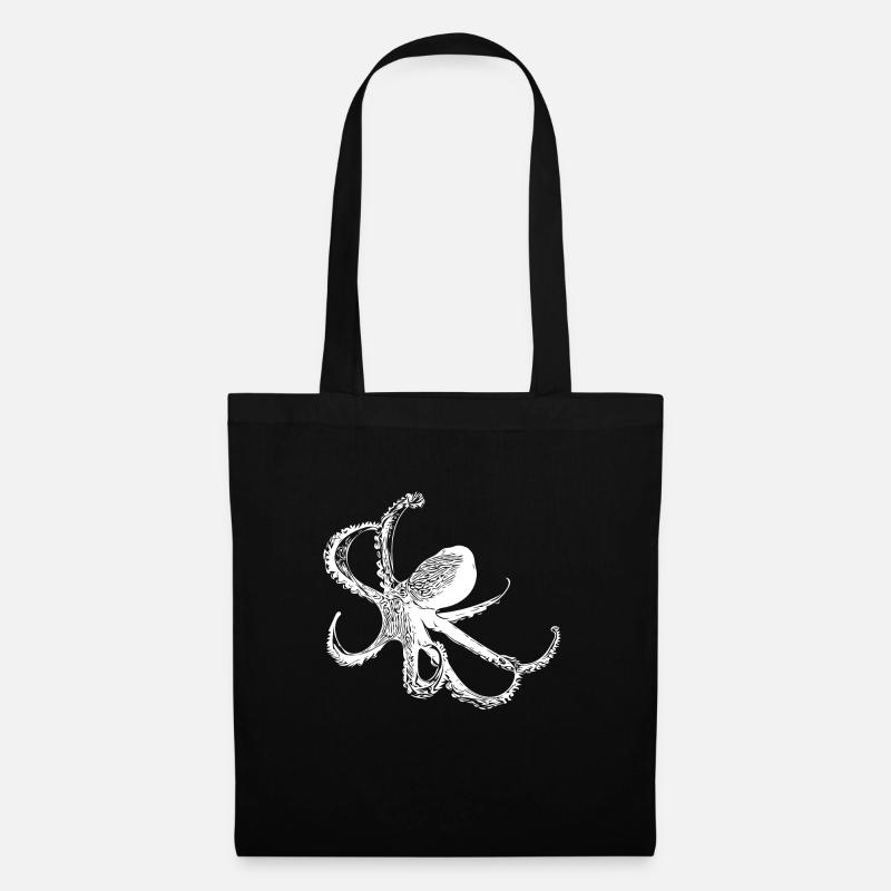 Octopus - Octopus - Tote Bag - black