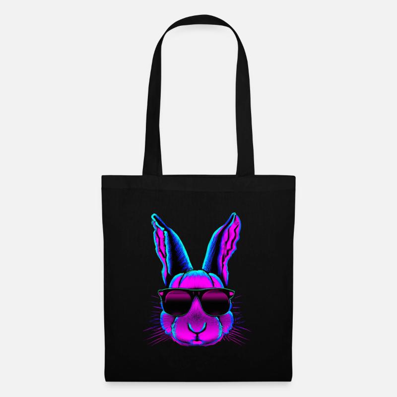 Cool Rabbit 1984 - Stoffbeutel - Schwarz