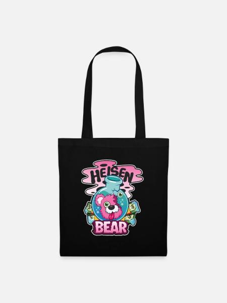 Breaking Bad Heisenbear Pinker Teddybär - Stoffbeutel - Schwarz