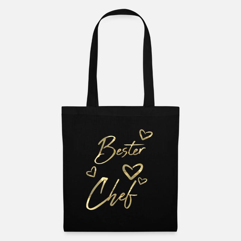 Bester Chef - Stoffbeutel - Schwarz