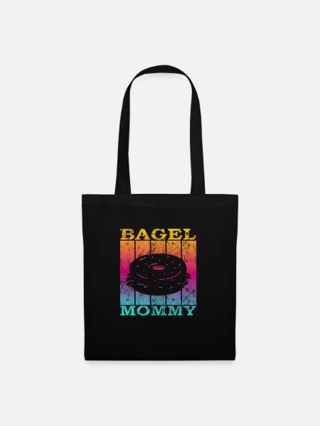 Bagel Mommy - Stoffbeutel - Schwarz