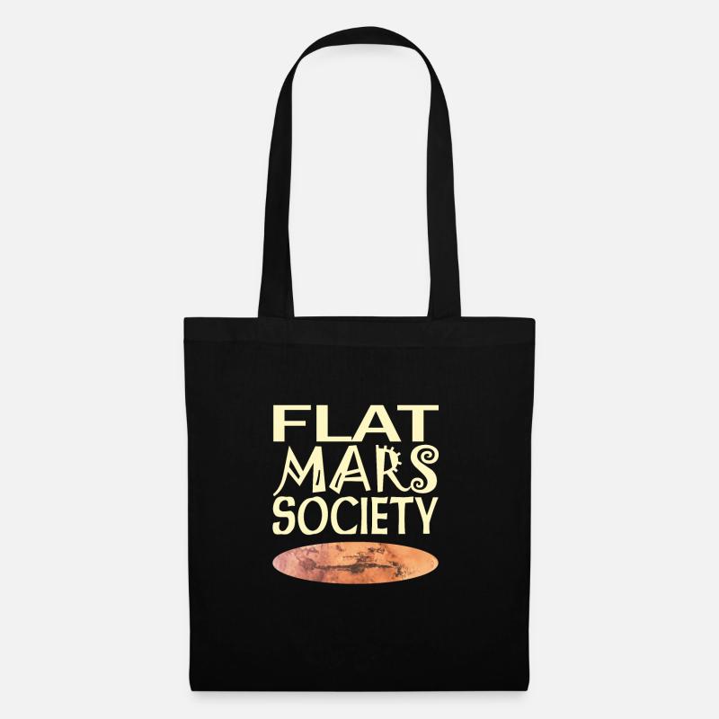 Flat Mars Society - Stoffbeutel - Schwarz