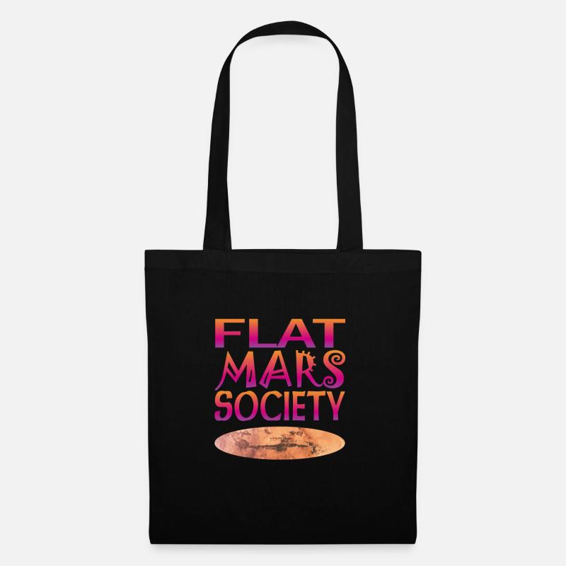 Flat Mars Society - Stoffbeutel - Schwarz