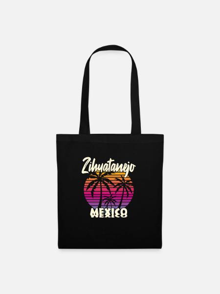 Zihuatanejo Mexico - Stoffbeutel - Schwarz