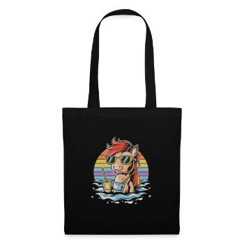 T-shirt Licorne Sunshine - Magical Vibes, Einhorn - Sac en tissu - noir - Devant