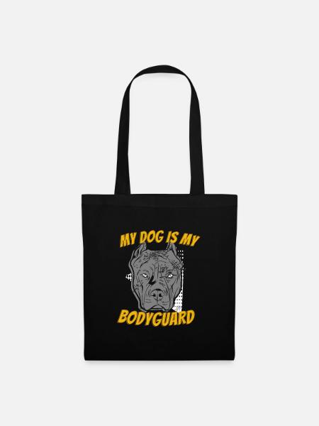 American Bully Pitbull - Stoffbeutel - Schwarz
