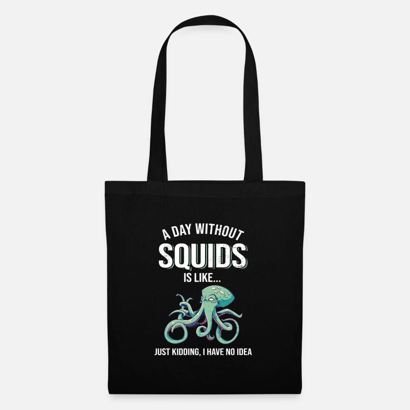 Octopus Octopus - Sac en tissu - noir
