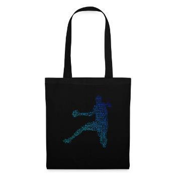 Joueurs de handball Handball masculin Handball féminin - Sac en tissu - noir - Devant