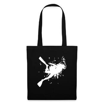 Plongeur Plongeur Femmes Plongée Plongée Sous-marine - Sac en tissu - noir - Devant