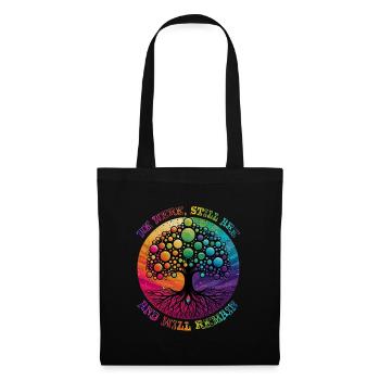 NOUS ÉTIONS, SOMMES TOUJOURS, ET RESTERONS LGBTQIA+ - Sac en tissu - noir - Devant