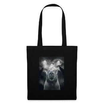 Capybara Selfie OVNI Extraterrestres Drôles D’animaux Photos - Sac en tissu - noir - Devant