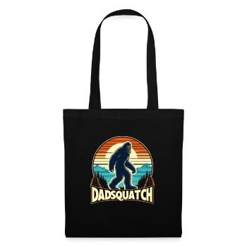Bigfoot DADSQUATCH Dad Dad Dad Gift - Tote Bag - black - Front