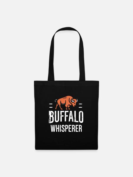 Buffalo Whisperer - Stoffbeutel - Schwarz