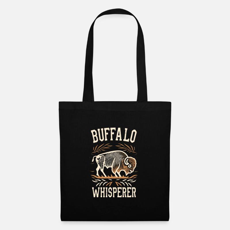 Buffalo Whisperer - Stoffbeutel - Schwarz