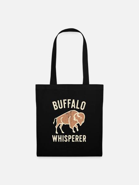 Buffalo Whisperer - Stoffbeutel - Schwarz