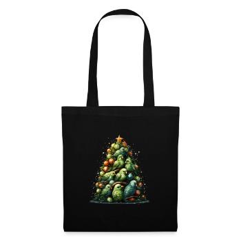 Perruche Perruche Noël - Sac en tissu - noir - Devant
