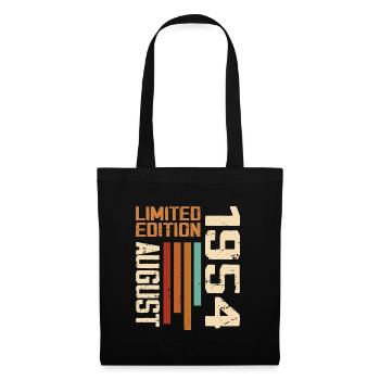 August 1954 Birthday Gift August 1954 August - Tote Bag - black - Front