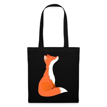 Fox Animal Red Fox Animal Foxes - Tote Bag - black - Front