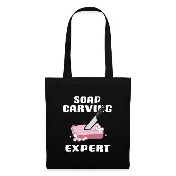 soap soap carver soap carving expert - Tote Bag - black - Front