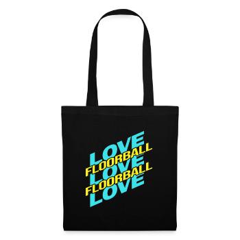 Floorball Floorball Player floorball-love - Tote Bag - black - Front